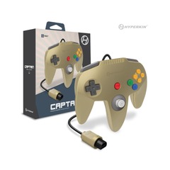 Hyperkin Captain Premium Controller Gold (N64)